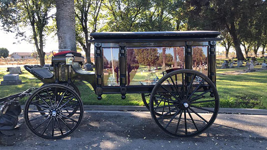 Horse-drawn Carriages for Funerals