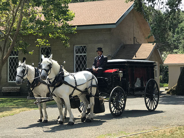 horse and carriage rental for funerals near me